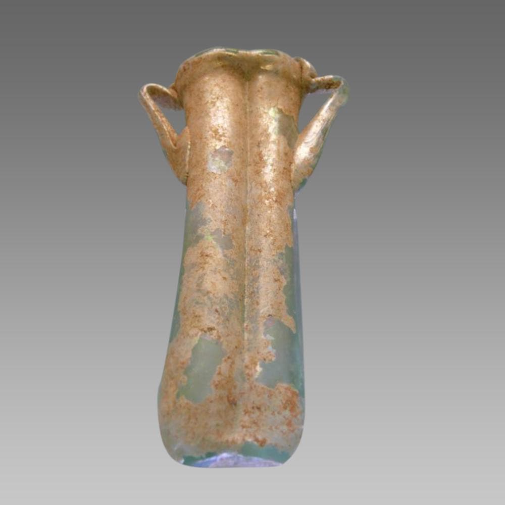 Ancient Roman Glass Balsamarium c.2nd cent AD.