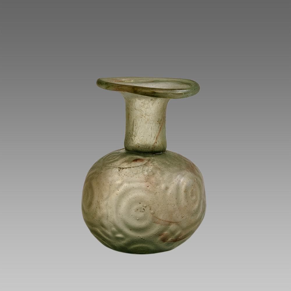 Ancient Holy Land Roman Glass Bottle c.2nd cent AD.