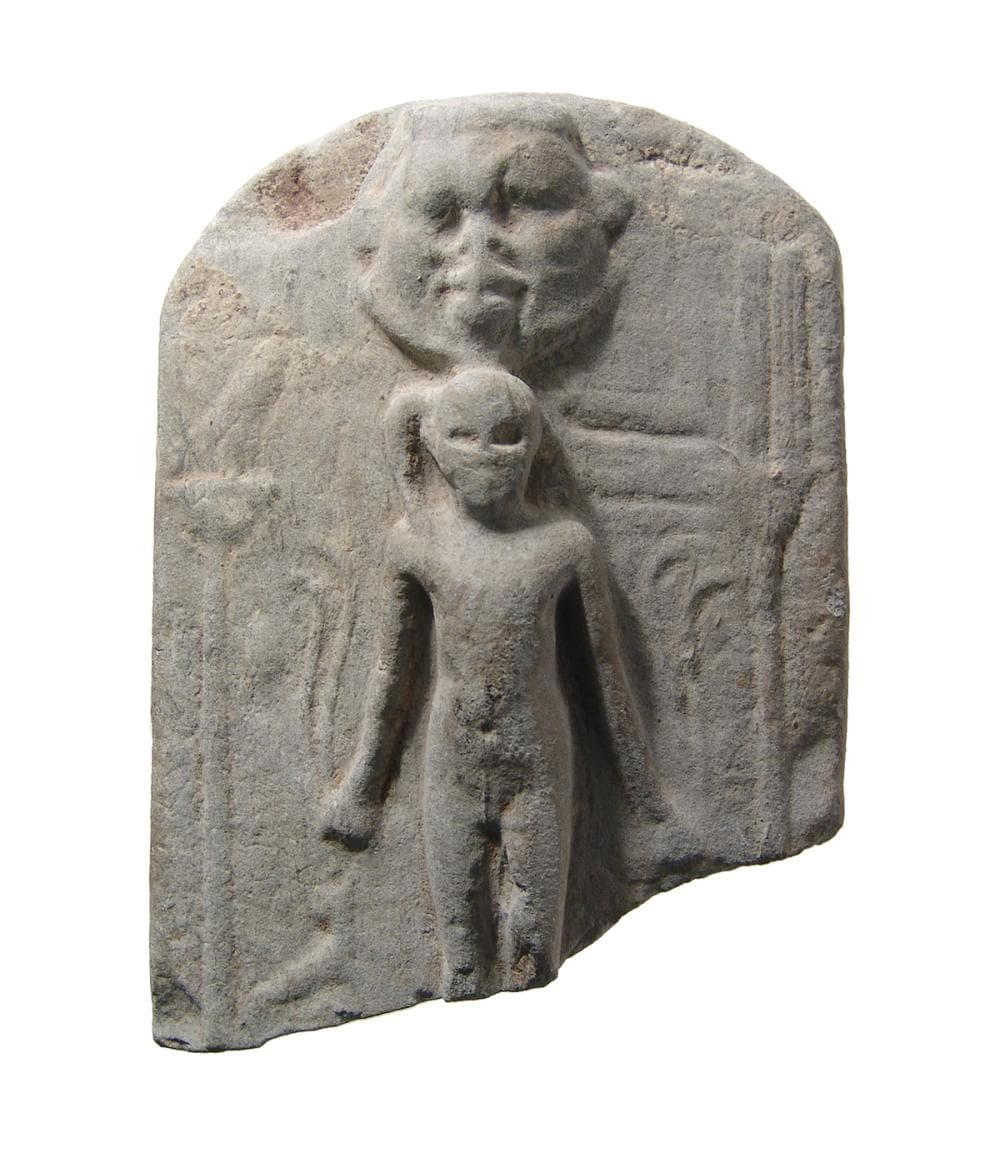 A choice Egyptian limestone cippus