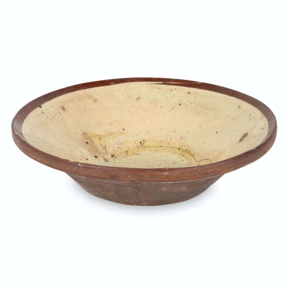 Signed Redware Utility Bowl