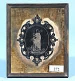 Silver plaque, 19th century, probably Saint Thomas
