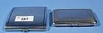 2 silver business card holders, 800, appr. 142