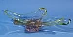 Glass dish, l. 43,5 cm.
