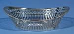 Dutch silver bonbon dish, second amount, openwork