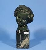 Nelson, bronze sculpture, Laughing child, h. 19