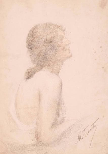 Michel FRONTI (1862-?) Femme de profil
