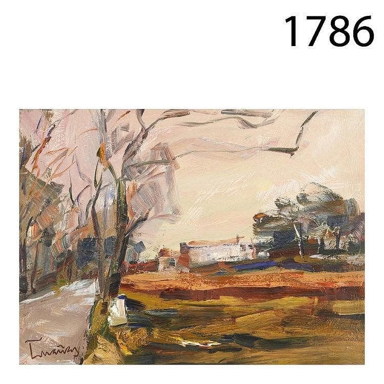 Landscape. Oil on canvas.