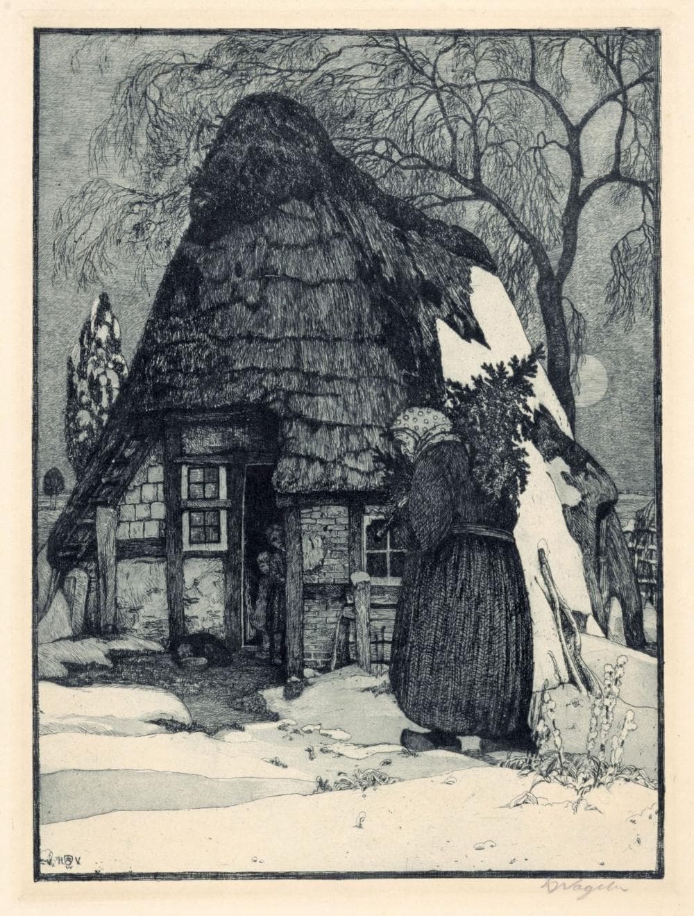 Heinrich Vogeler "Weihnachten". 1912.