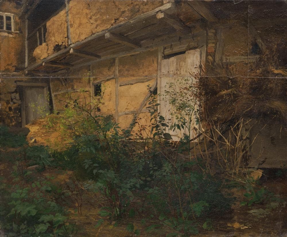 Wilhelm Carl August Zimmer, Altes Gehöft in Thüringen. 1882.