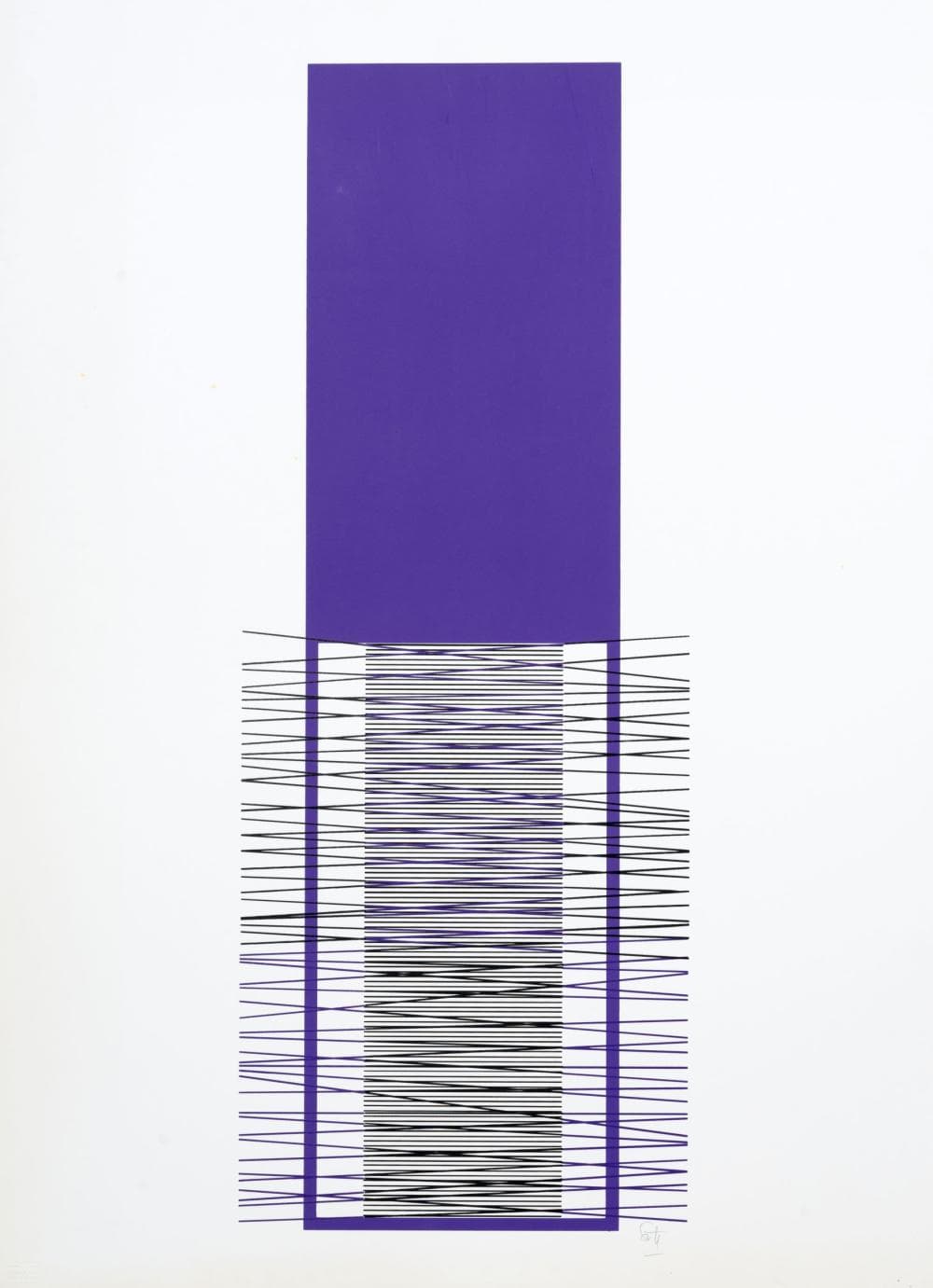 Jesús Raphael Soto "Komposition". 1971.
