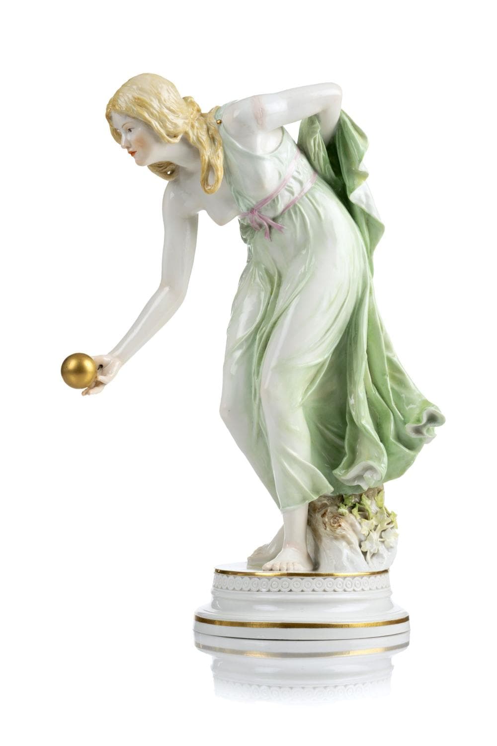 Kugelspielerin. Walter Schott für Meissen. 1897.