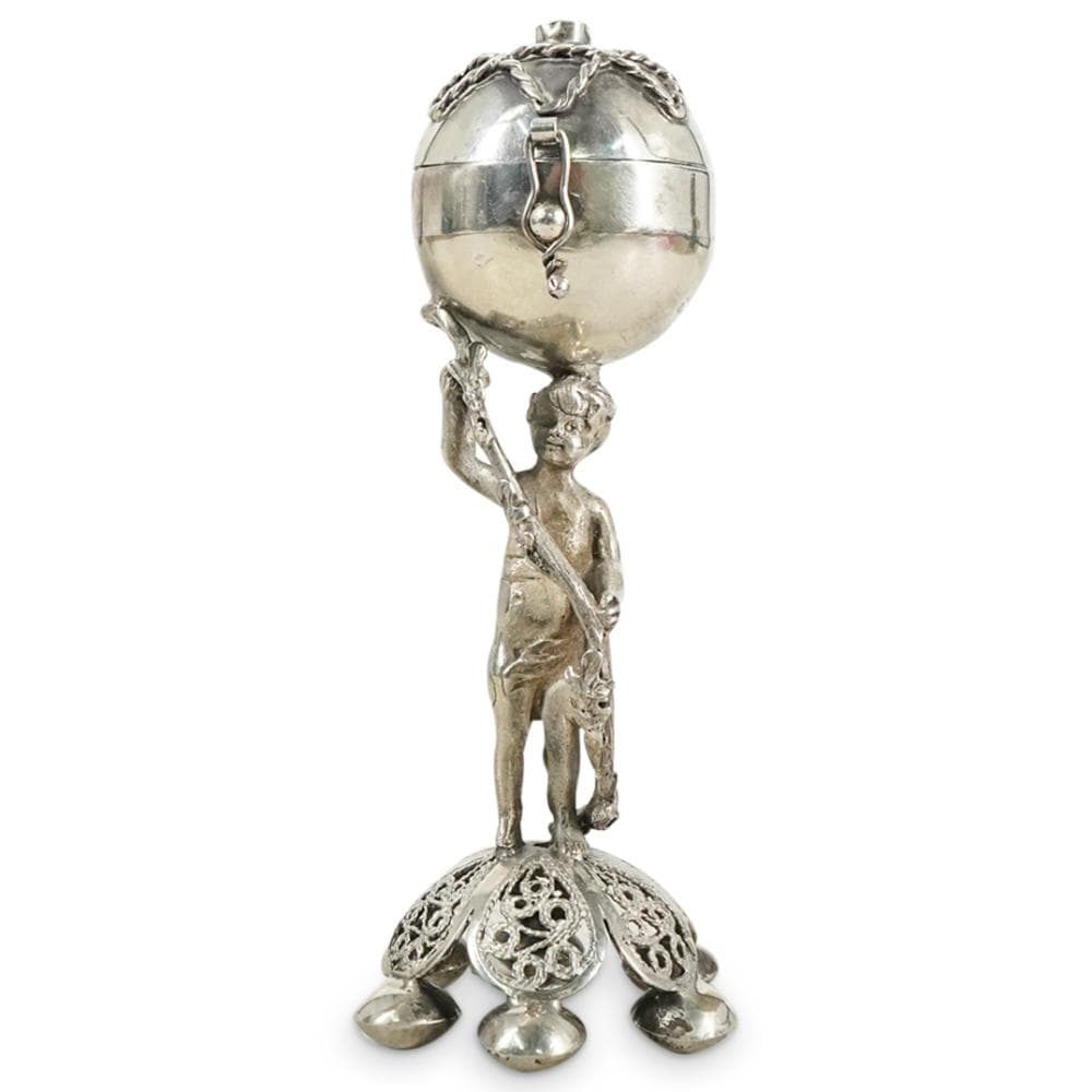 Russian Silver Judaic Spice Tower or Besamim