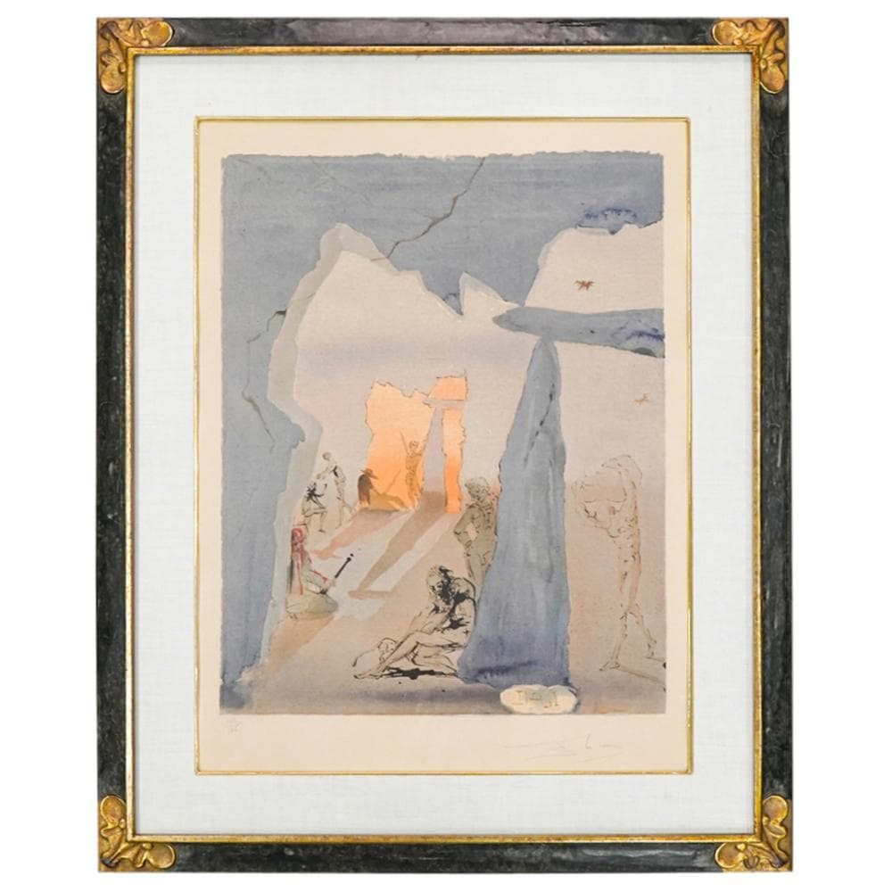 Salvador Dali (1904-1989) "Rendezvous of the Smugglers" Lithograph