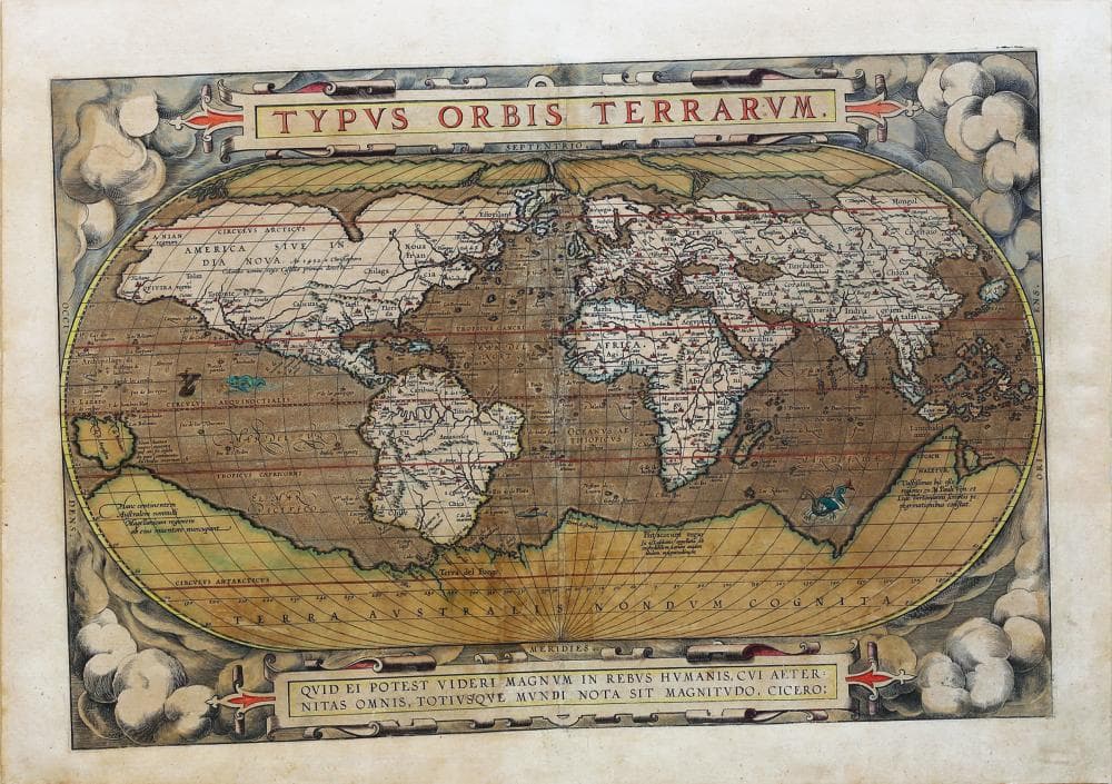 Ortelius World Map 1588