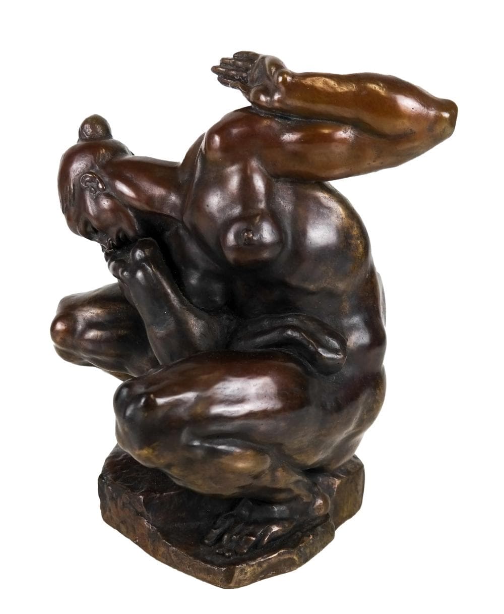 Donald DE LUE: Eve - Bronze Sculpture