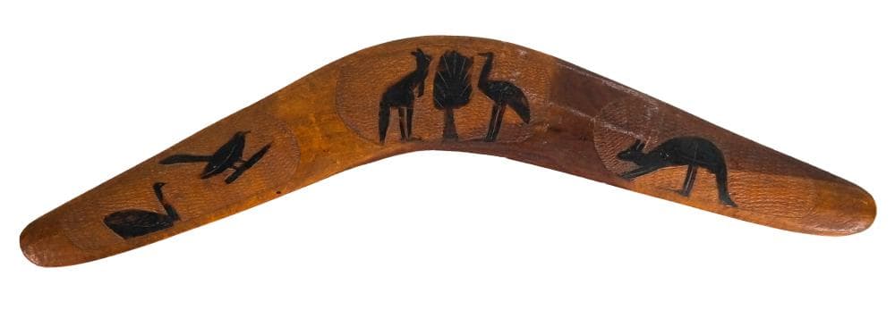 Aboriginal Australian Wood Boomerang
