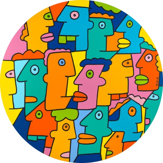 Thierry Noir - An incredible burst of energy spreads around the market square