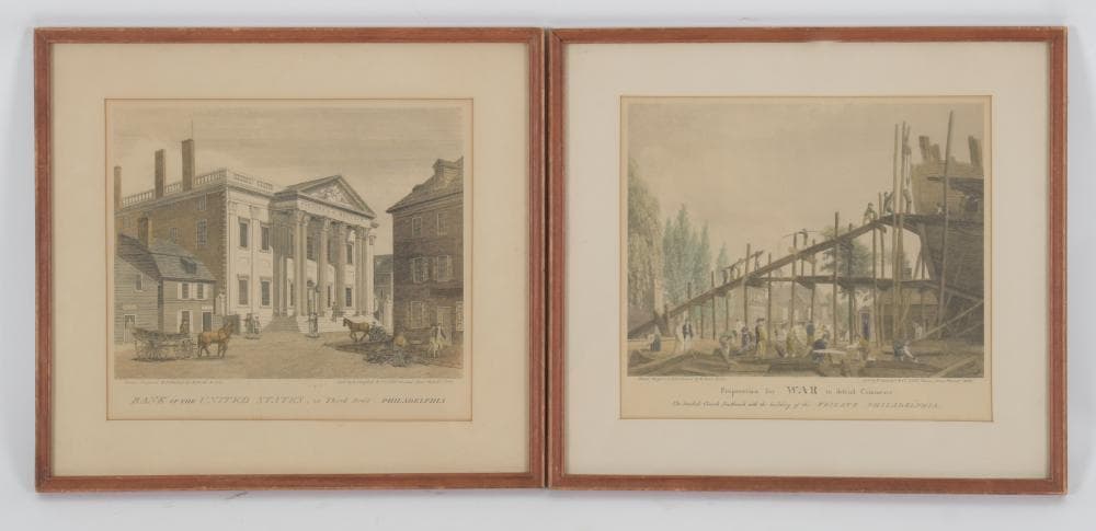 William Birch (1755 - 1834), Two Prints