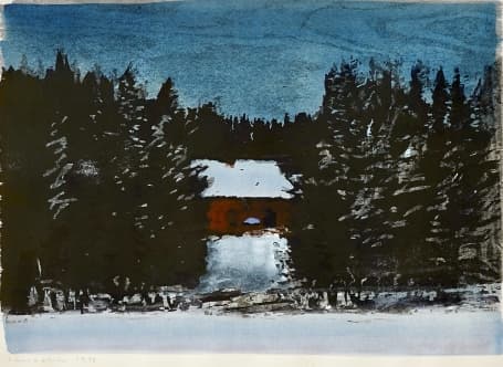 Lars Lerin Blandteknik 57x76