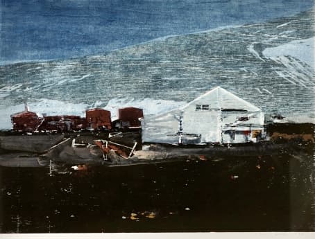 Lars Lerin Blandteknik 55x71