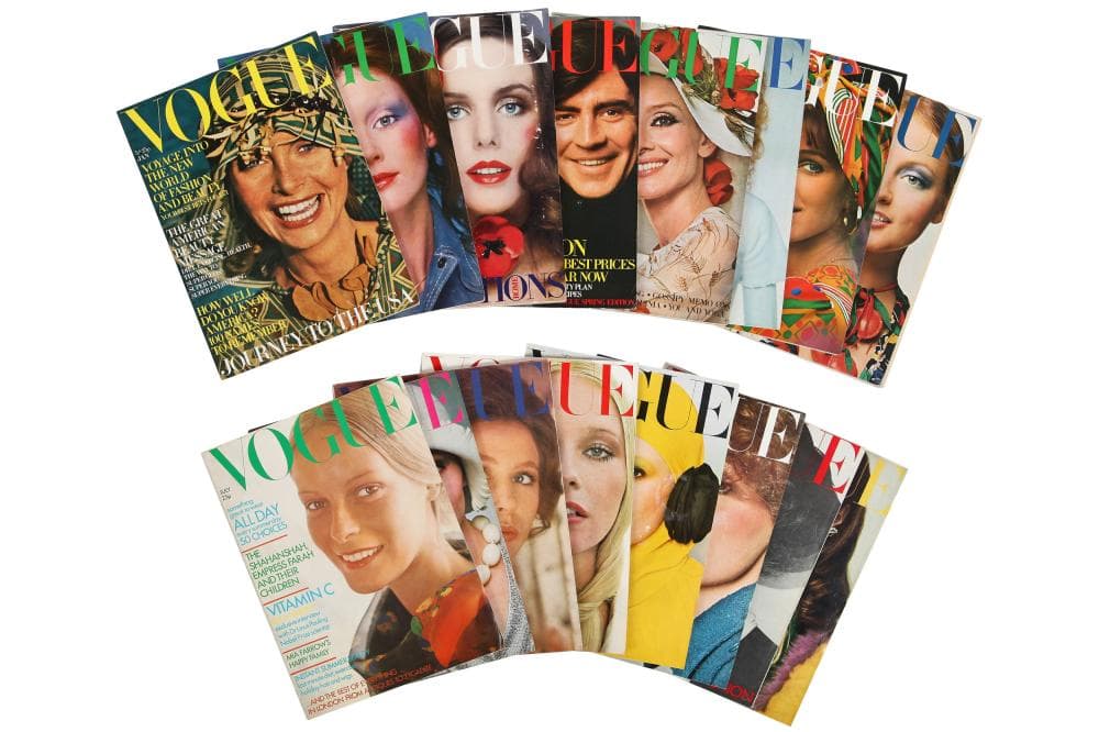 British Vogue, 1971, complete run,