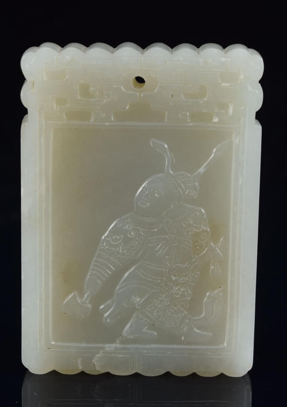 White jade pendant