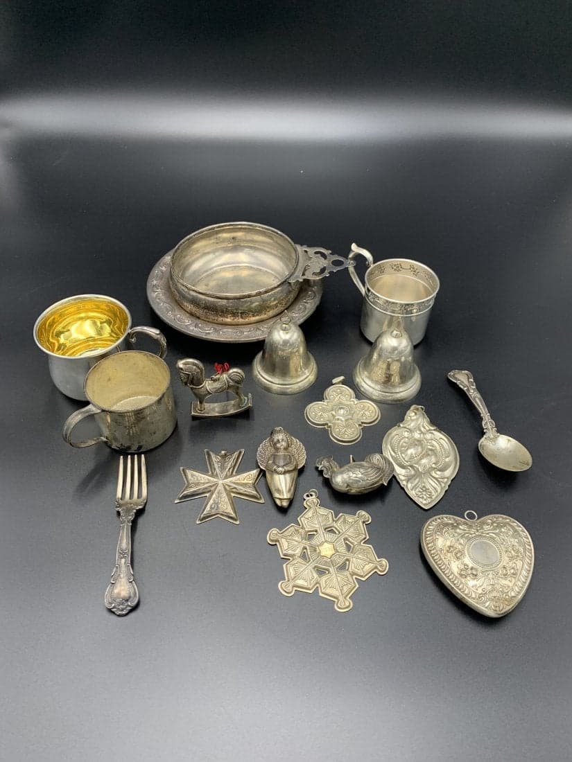 Lot of 17 Pcs. of Sterling Silver 21.8 Troy Ounces