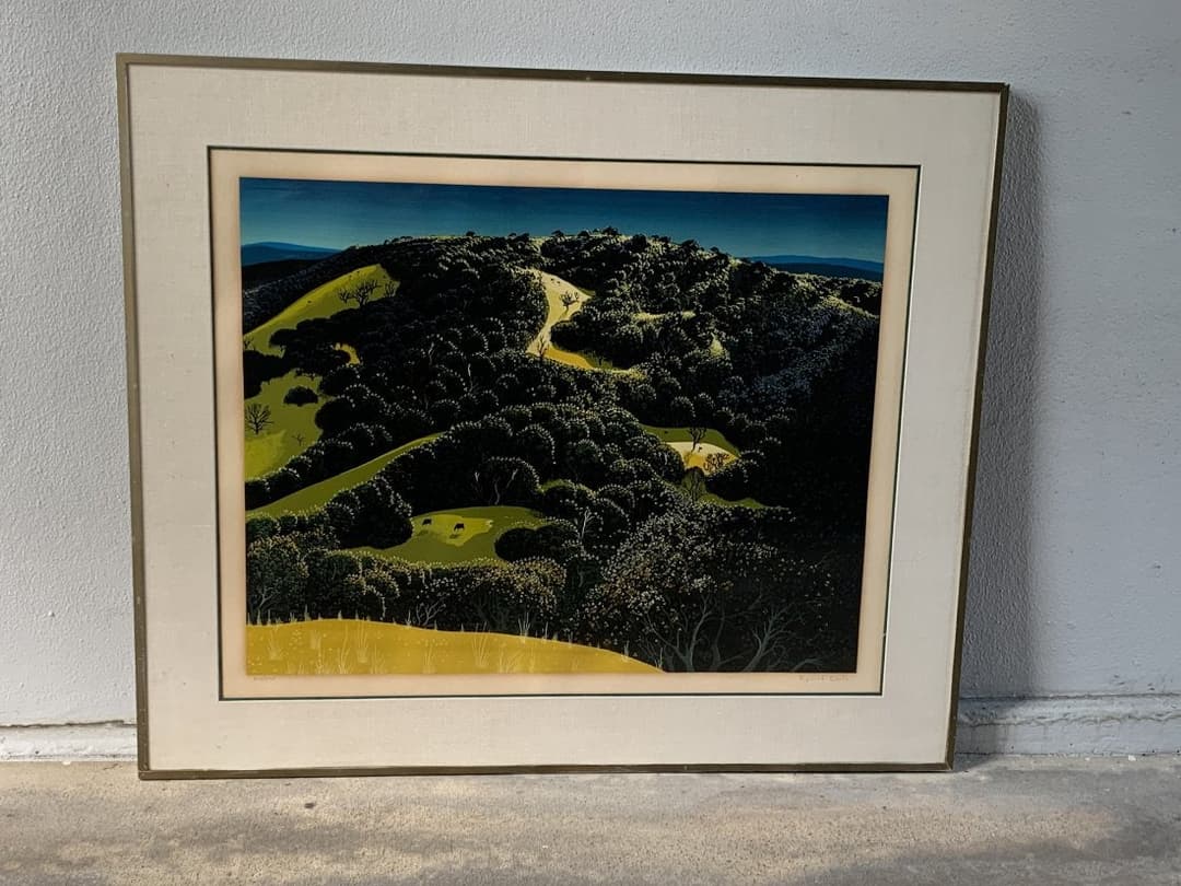 Eyvind Earle "Santa Ynez" Lithograph 215/275