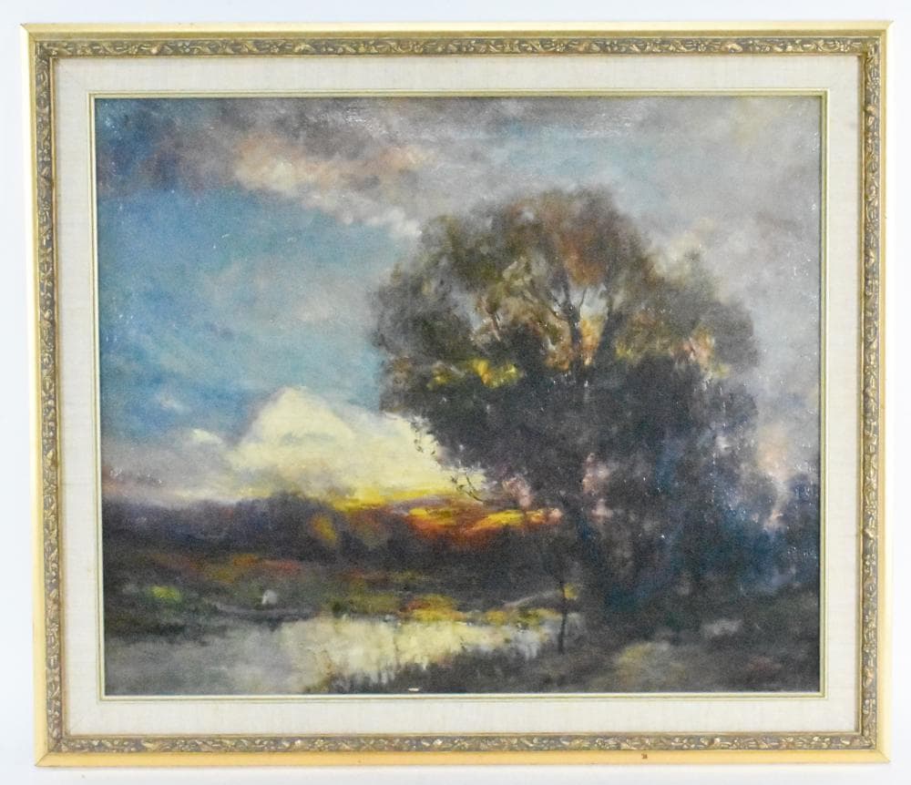 Early 20th Century Oil on Canvas Painting