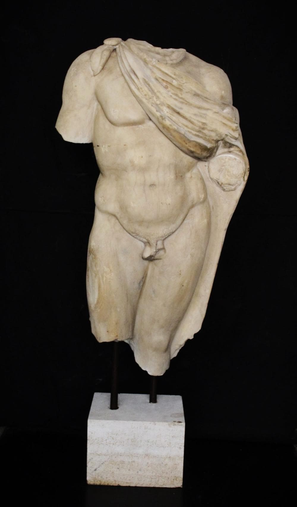 Marble Hermes Torso, late 19th century, 134 cm