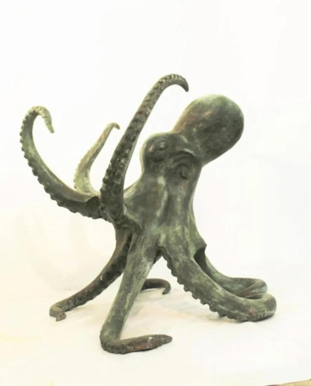 Bronze Octopus Sculpture
