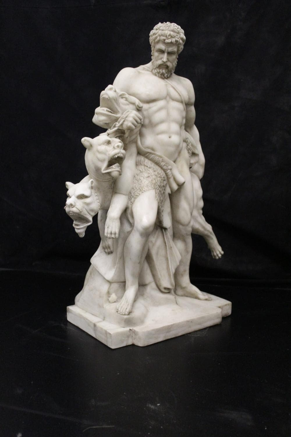Hercules and Cerberus, the model by L. Mattielli