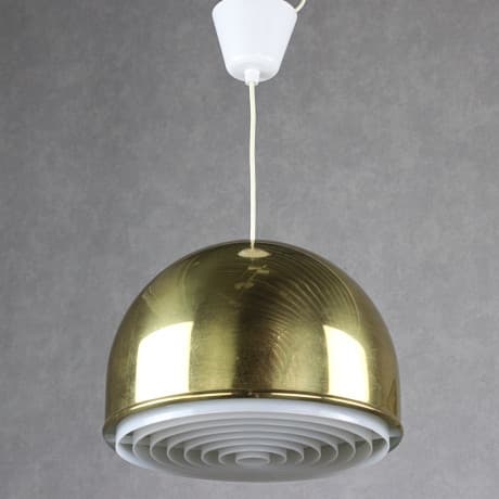 EJE AHLGREN. Taklampa, mässing, Bergboms, …