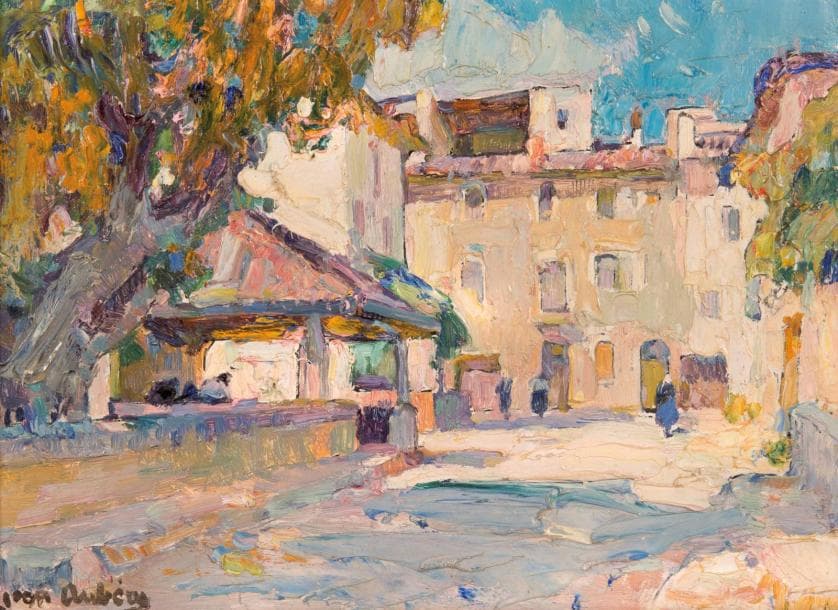 Jean AUBERY (1880-?) Lavoir