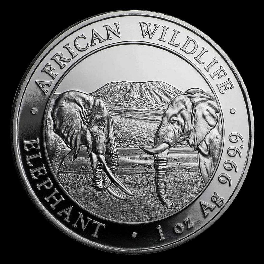 Somalia 1 oz Silver Elephant 2020