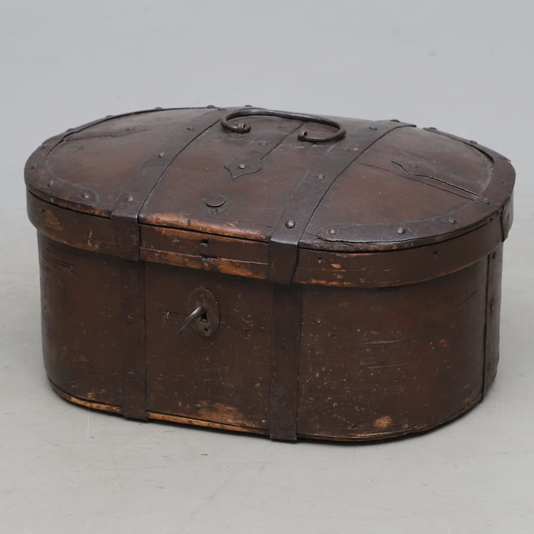 FÄRDSKRIN, trä, allmoge, 17/1800-tal.