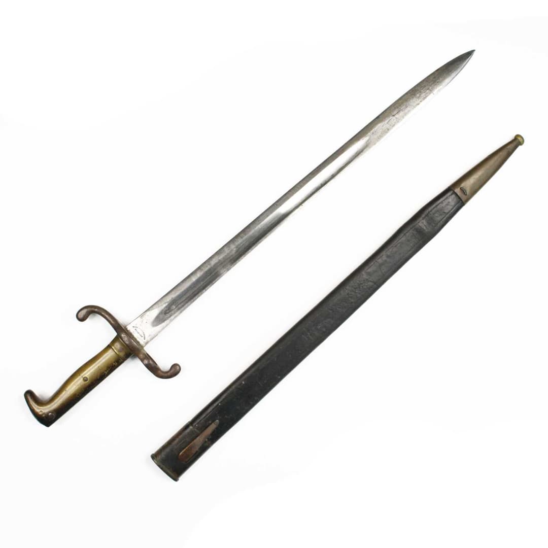 An Imperial German 1871 pattern bayonet, having a 47cm