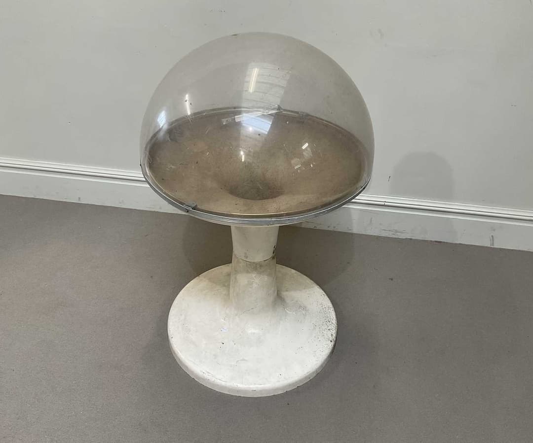 An unusual 1970s perspex display dome