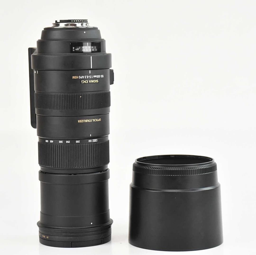 SIGMA; a 150mm-500mm f5-f6.3