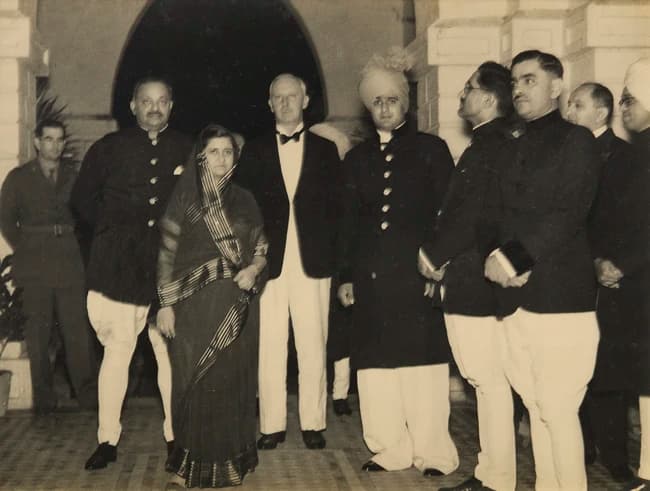 Three black and white photographs of Indian personalities...