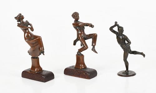 A Group of 20th Century Miniature Bronzes