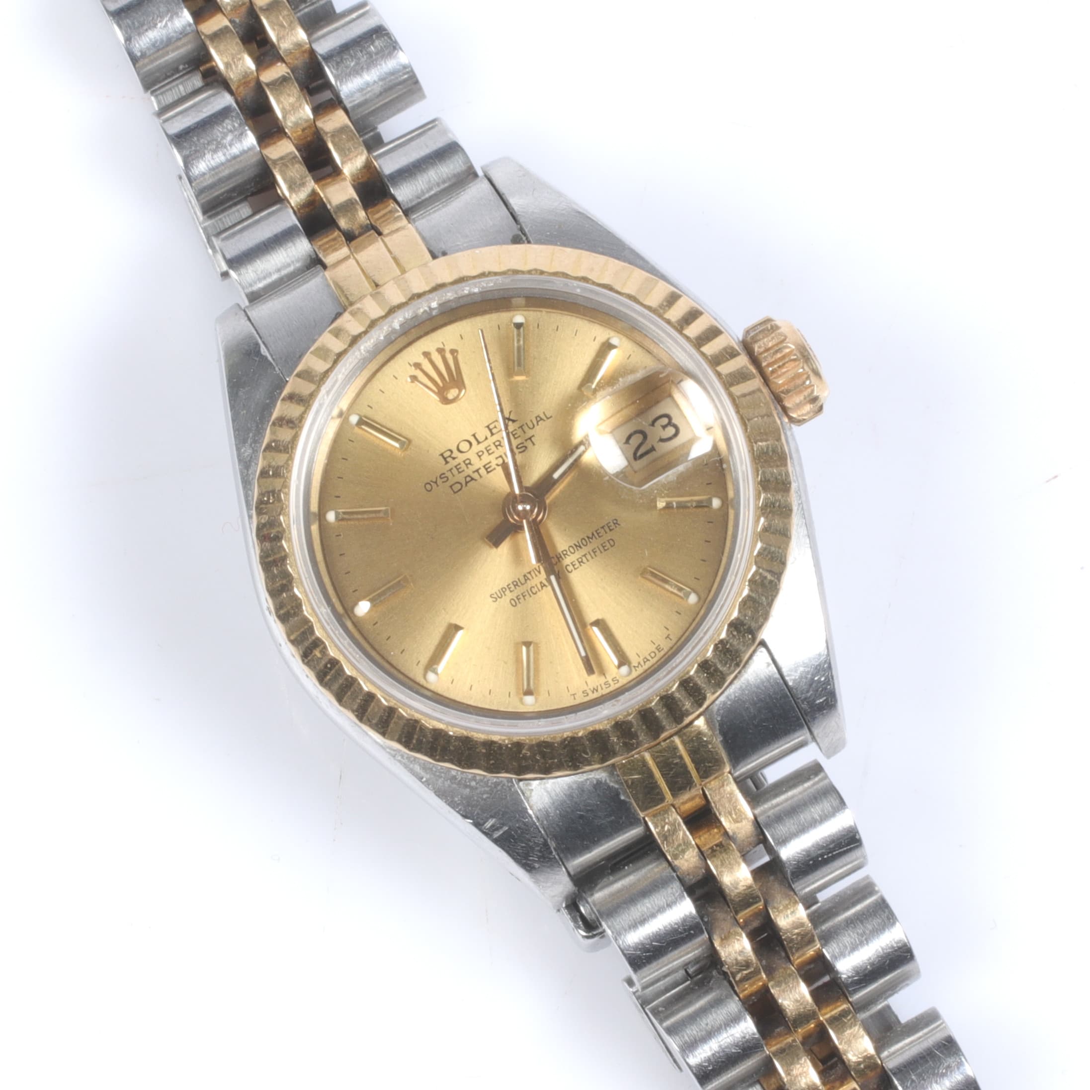 ROLEX, guld/stål, automatisk, safirglas, Oyster Perpetual Datejust 26. 1986.