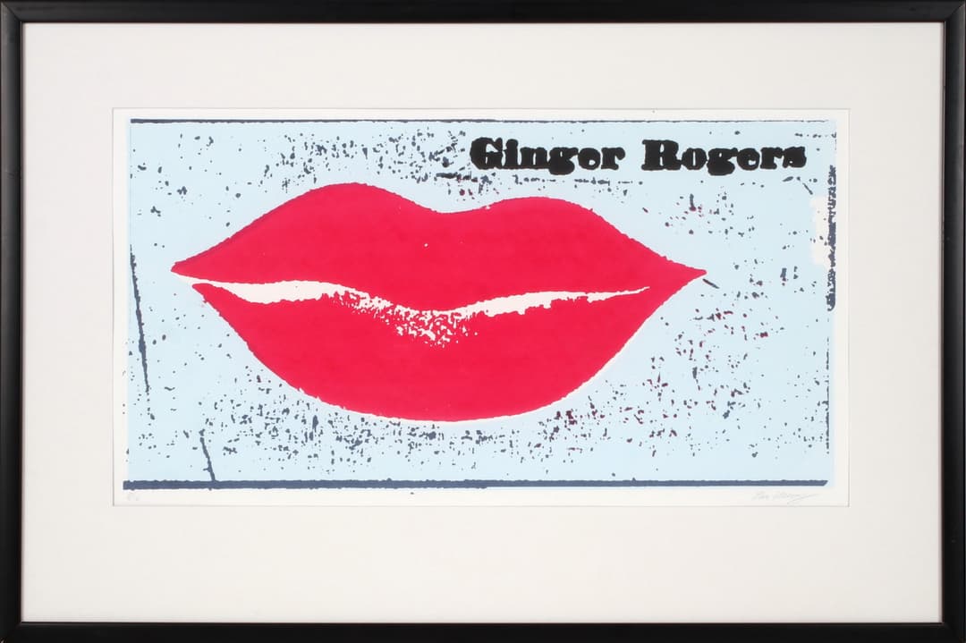 LARS ULLBERG. "Ginger Rogers", seriegrafi, signerad och numrerad 8/16.
