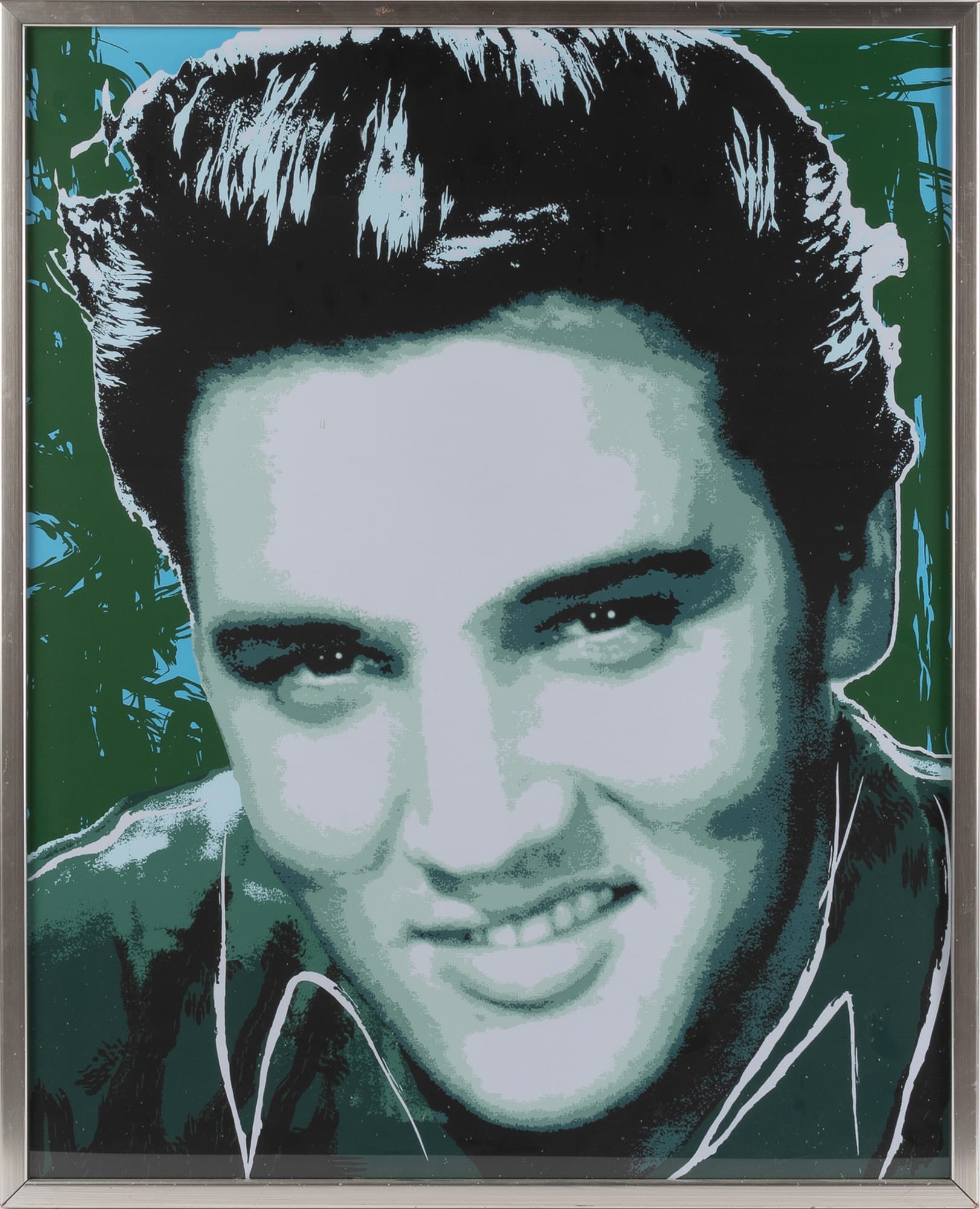 TOM MOORE. Elvis, Silkscreentryck.