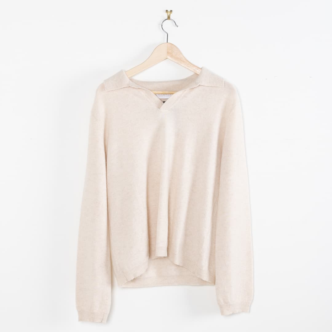 PILLOWTALK, Tröja i kashmir, beige, storlek M.