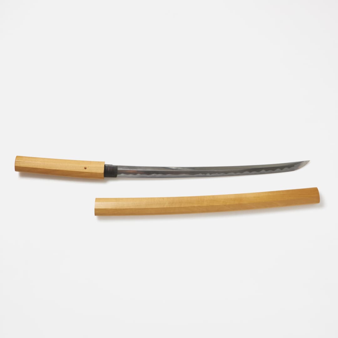 WAKIZASHI. japansk, mei: Ikeda kishinmaru Kunishige, Shinto (1596-1781)