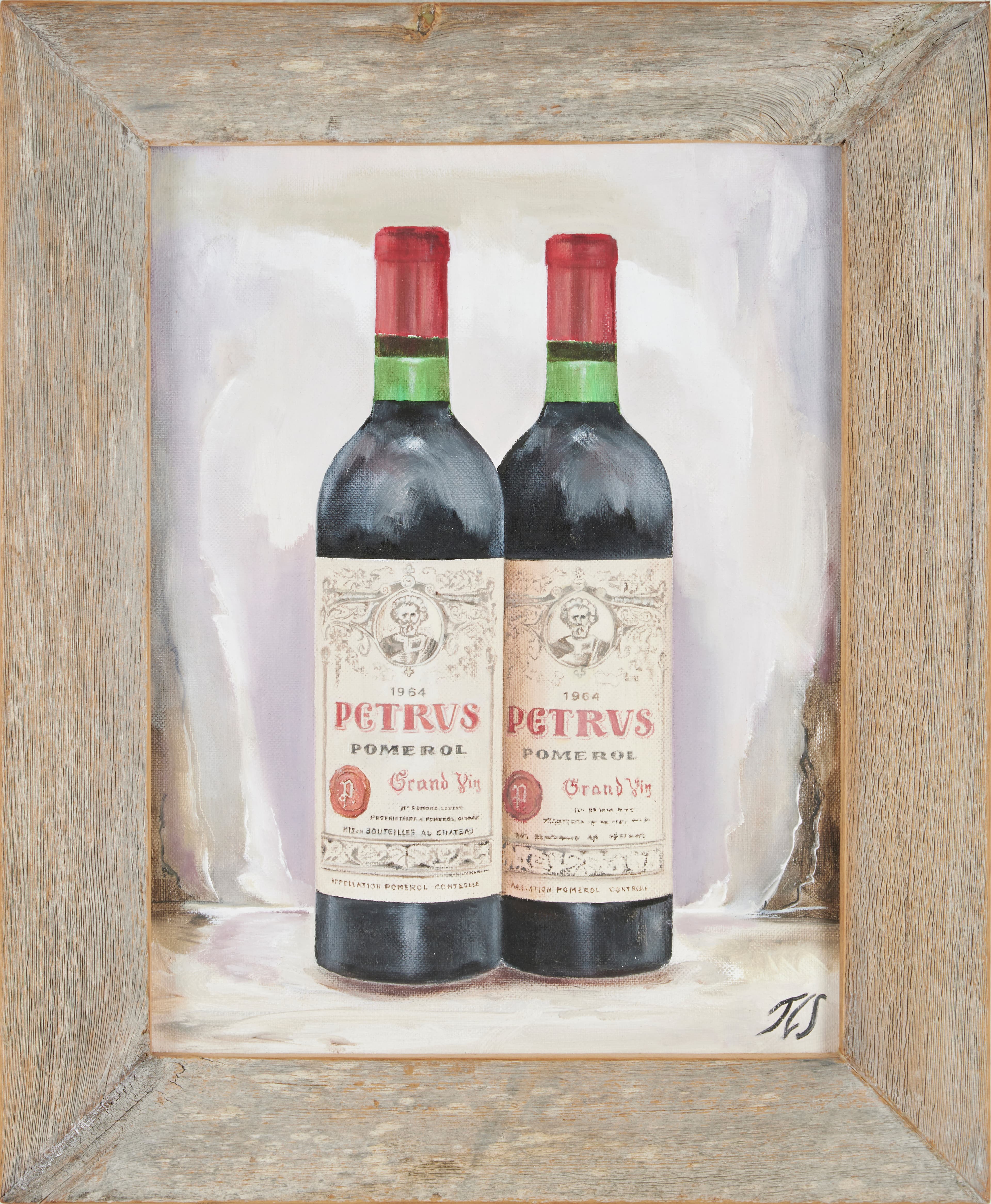 TOMMY G SUNDMAN. (Född 1952). "Château Pétrus 1964", olja på duk