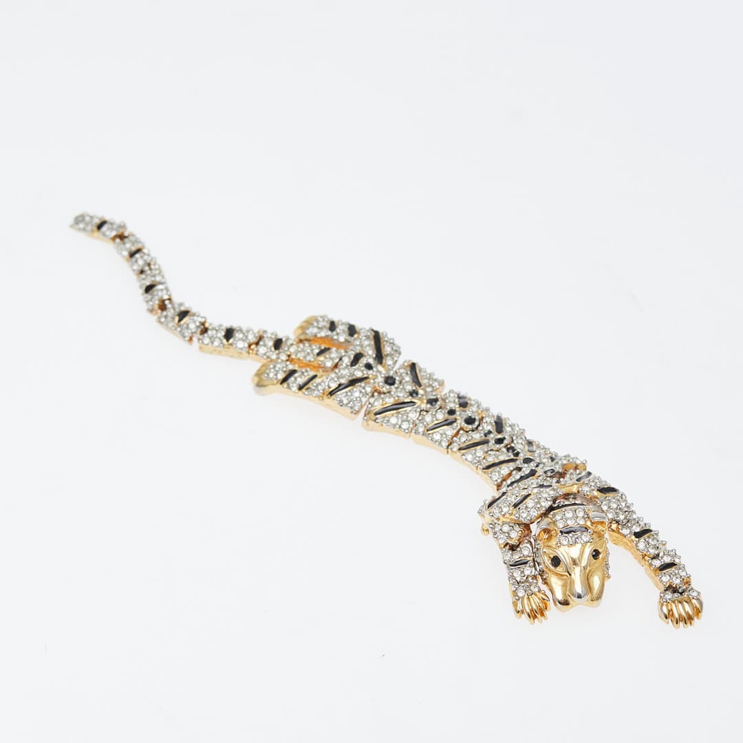 TIGER BROSCHE / Anstecknadel.