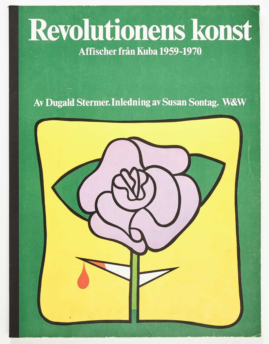 BOK MED PLANSCHER, "Revolutionens Konst", Affischer från Kuba 1959-1970