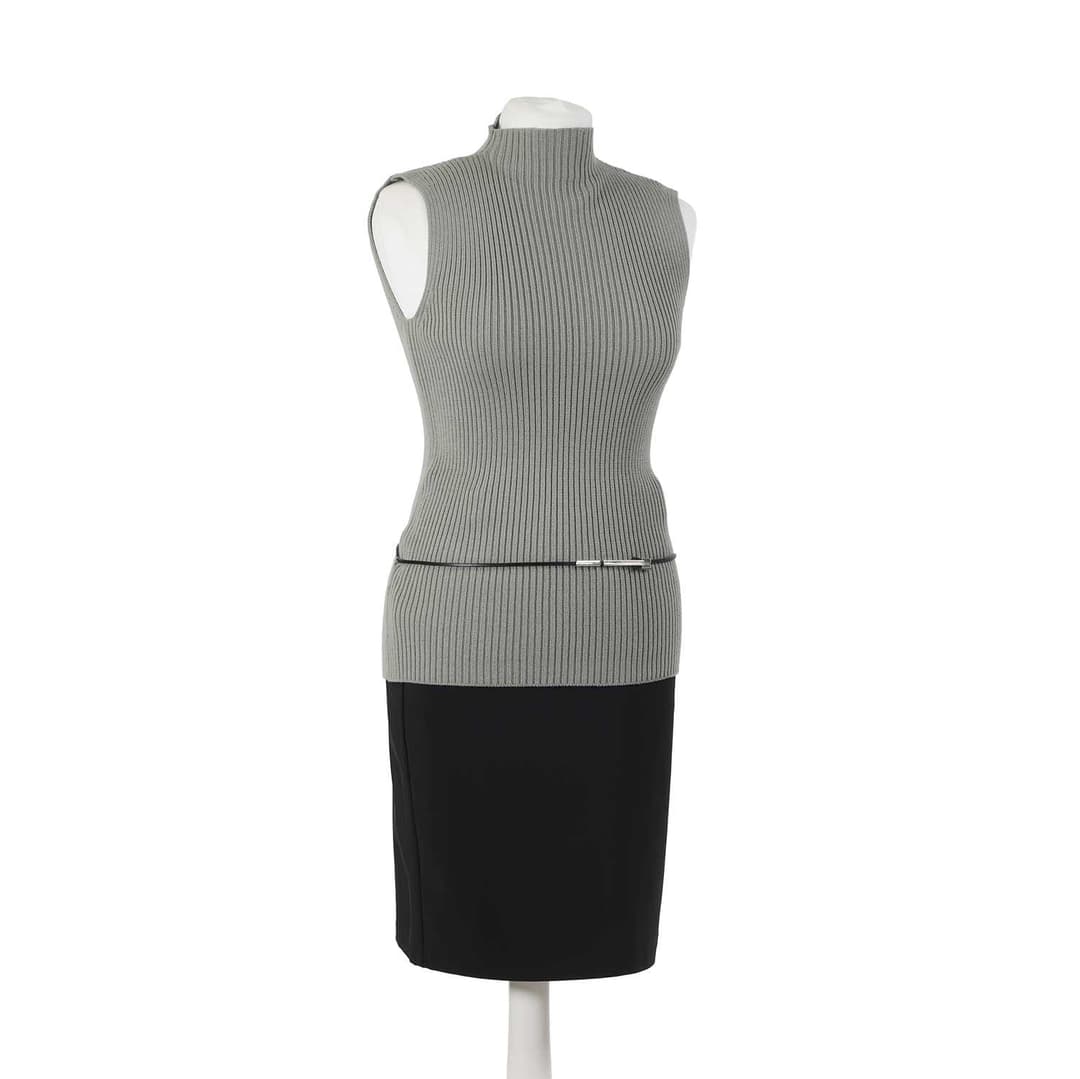 Prada a knitted top and skirt